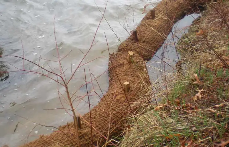 erosion control log