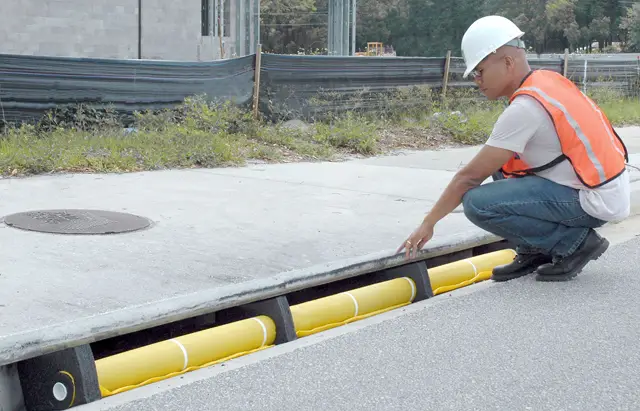 yellow Curb Inlet Drain Filter