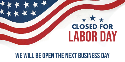 Closed for Labor Day