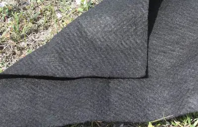 heavy-duty nonwoven geotextile fabric for erosion control and high-flow drainage