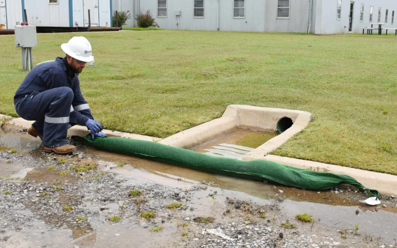 Stormwater BMP with Ditch Check